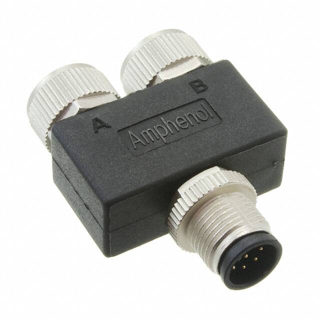 YA-A08M-A08F-A08F-01 Amphenol LTW  Rundsteckverbinderadapter